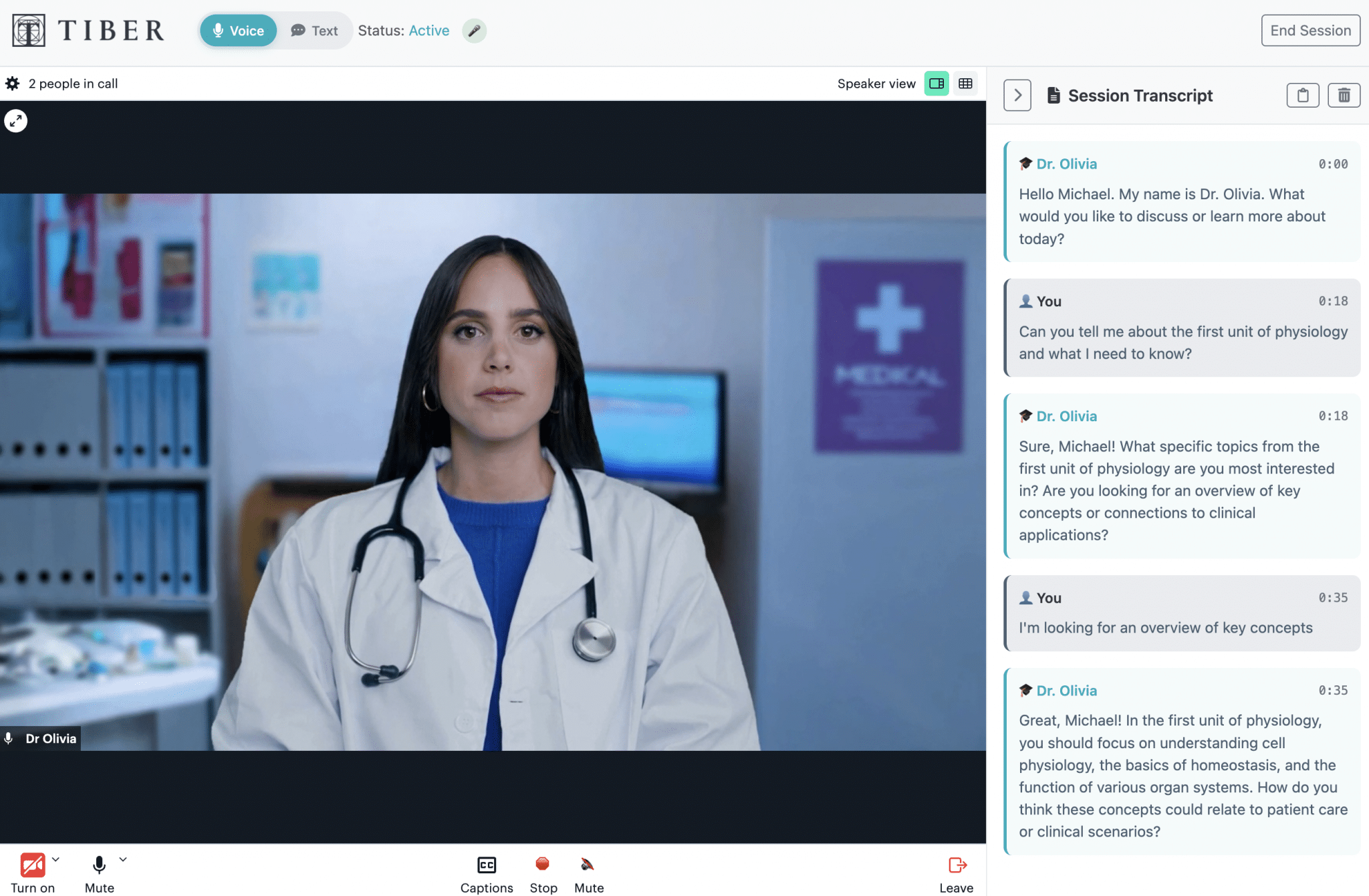 Groundbreaking AI Tutor for Medical Education - Tiber Health